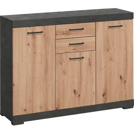 FMD Bristol 3 120 x 89,9 x 34,9 cm Schubladen braun