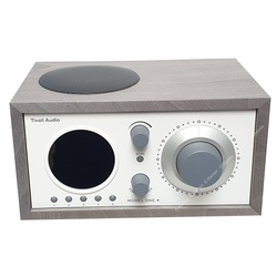 Tivoli Audio Model ONE+ grau/weiß Digitalradio (DAB) (Digitalradio (DAB),FM-Tuner, Wecker, Uhranzeige, DAB+ / FM-Tuner, Bluetooth-Empfang, Fernbedienung) grau