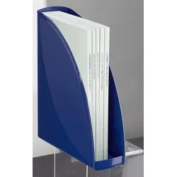 ELBA Stehsammler Polystyrol blau , DIN A4