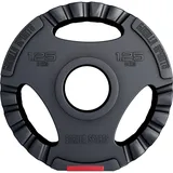 GORILLA SPORTS® Olympia Hantelscheiben - Einzeln/Set, 1,25kg, 2,5kg, 5kg, 10kg, 15kg, 30kg Gewichte, 50mm Bohrung, Tri-Grip, Kunststoff - Gewichtsscheiben, Olympiascheiben, Hantelscheiben-Set, Hanteln