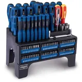 SCHEPPACH Schraubendreher Set 100-teilig Crv Stahl mit magnetischer Spitze VDE