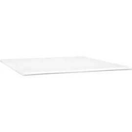 vidaXL Boxspringbett mit Matratze Creme 180x200 cm Stoff