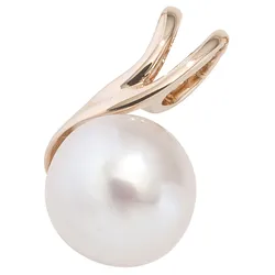 Perlen-Anhänger JOBO "Anhänger mit Perle", rosa (roségold 585), Schmuckanhänger, Damen, Roségold 585-Perlen, Rosu00e9gold 585, Perlen, 585 Roségold mit einer Süßwasser-Zuchtperle