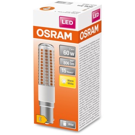 Osram LED Special T SLIM 60 320° - 7 W, 806 lm, 2700 K B15d