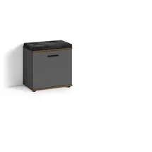 byLIVING Sitzbank Jakob ca. 48,5x49x30cm Anthrazit,Schwarz