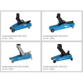 Güde Rangierwagenheber Metall 85-330 mm blau