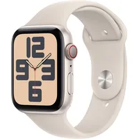 Apple Watch SE 2023 GPS + Cellular 44 mm  Aluminiumgehäuse polarstern, Sportarmband polarstern M/L