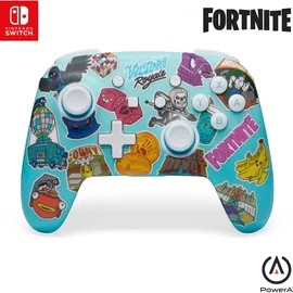 PowerA Fortnite Sticker Mania Controller Mehrfarbig für Nintendo Switch