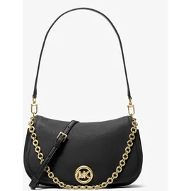 Michael Kors Nolita Medium Schultertasche Leder Black/Gold