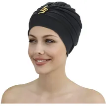 Fashy Badehaube mit Schlangen Accessoire schwarz 3483 20