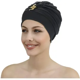 Fashy Badehaube mit Schlangen Accessoire schwarz 3483 20