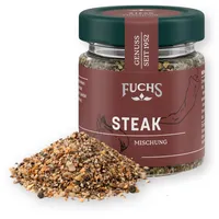 Fuchs Gewürze - Steak Gewürz | BBQ-Gewürz, Salz-Pfeffer-Mix | 45 g