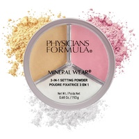 Physicians Formula Mineral Wear 3-in-1 Setting Powder Puder 19,5 g SET/ BRIGHT/ BAKE