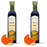 Kürbiskernöl kaltgepresst 2 x 250ml Organic Oils Cucurbita Pepo Seed Pumpkin Oil