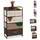 Relaxdays Schubladenschrank 100 x 58 x 31,5 cm Braun