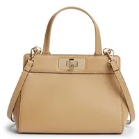 Tommy Hilfiger Modern Mini Satchel Umhängetasche Polyurethan Khaki