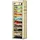 Bakaji Platzsparender Schuhschrank 60 x 30 x 175 cm 11 Regalböden / beige