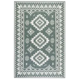 ELLE DECORATION "Dynamic, Wendeteppich", grün, B:80cm H:5mm L:150cm, Polypropylen, Teppiche, Teppich, Flachgewebe, In-& Outdoor, Modern, wendbar, Balkon, Wohnzimmer, Außen