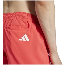 Adidas 3-Streifen 8-Inch Badeshorts Semi Lucid Red / White S