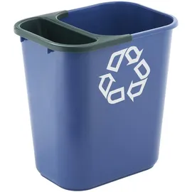 Rubbermaid Rechteckiger Abfalleimer 26,6 l Blau