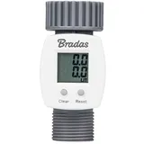 Bradas Digitaler Wasserzähler 999,9 l grau/weiß