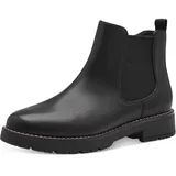 Jana Damen Stiefeletten ohne Absatz mit Reißverschluss Vegan, Schwarz (Schwarz), 40 EU