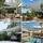 VOUNOT VOUNOT® Sonnensegel Rechteckig mit Befestigung Set, 3x2m, Grau