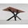 magnolia home Ellen 180 x 76 x 90 cm Eiche lackiert schwarz