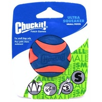 CHUCKIT Ultra Squeaker ball S