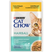 Purina Hairball Huhn & grüne Bohnen Katzenfutter nass