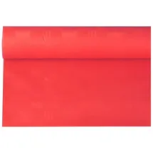 Papstar Papiertischtuch mit Damastprägung 6 m x 1,2 m Rot