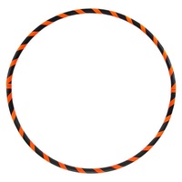 Hoopomania Hula-Hoop-Reifen Faltbarer Anfänger Hula Hoop Reifen, Neon-Orange Ø100cm orange Ø 100 cm