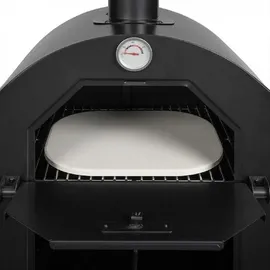 LIVOO Pizza- Und Flammkuchenofen 94 cm Schwarz/Grau