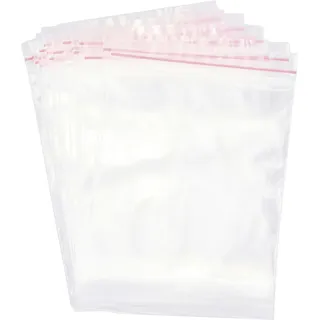 TRU Components Druckverschlussbeutel ohne Beschriftungsstreifen (B x H) x Transparent Polyethylen