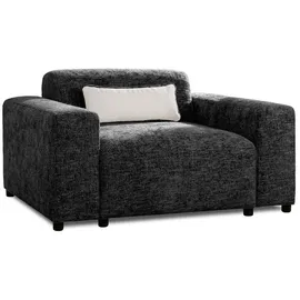 Fun Möbel Sessel Designersessel ROMY in Stoff Enjoy Me, schwarz