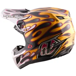 Troy Lee Designs SE5 Carbon Overspray Mehrfarbig Schwarz Gold L