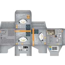 osram homelighting Deckeneinbauleuchte 4,3 W weiß