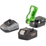 Pro Craft Procraft, Arbeitsleuchte, LL20bb Akku LED Strahler 20 V 500 lm + 1x Akku 4,0 Ah + Ladegerät (500 lm)