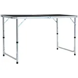 vidaXL Campingtisch Klappbar Grau