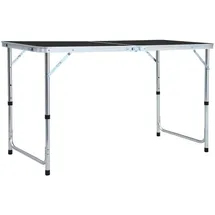 vidaXL Campingtisch Klappbar Grau
