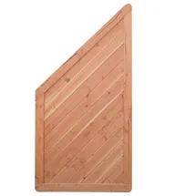 Jorkisch Sichtschutzelement 90 x 180 cm Natur Edelstahl 2 St.