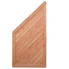 Jorkisch Sichtschutzelement 90 x 180 cm Natur Edelstahl 2 St.