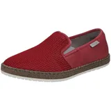 Rieker Espadrille Herren Grau/Rot 44