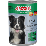 Amora Sensitive Ente, Apfel & Birne - 6x400g