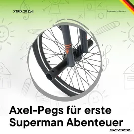 S'cool XtriX 20 Zoll RH 25 cm grau/orange