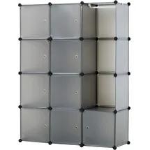 Baroni Home Regalsystem 12 Fächer 0 x 0 x 0 cm Mattgrau