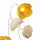 MARELIDA LED-Lichterkette Blumen 1,4 m Weiß/Gelb