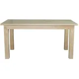 Esstisch Pinie massiv 160/250 x 90 cm Cadiz