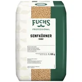 FUCHS Professional - Senfkörner, ganz | Zum Mörsern für Marinaden, Suppen und Saucen | Profi-Qualität für Großverbraucher | 1,1 kg im recyclebaren Beutel