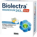 Biolectra Magnesium 243 mg Forte Orange Brausetabletten 40 St.